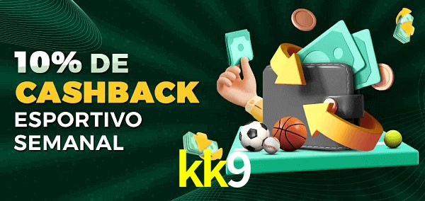 10% de bônus de cashback na kk9